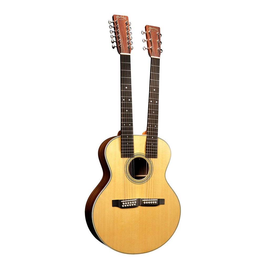 Martin Grand J-28E DN Grand Jumbo Double Neck Guitar - Natural Acoustic Guitars Sky Music