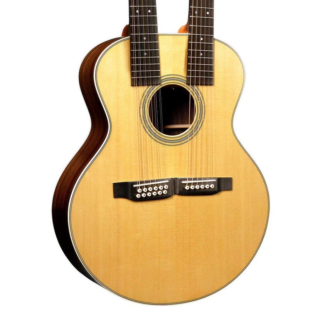 Martin Grand J-28E DN Grand Jumbo Double Neck Guitar - Natural Acoustic Guitars Sky Music