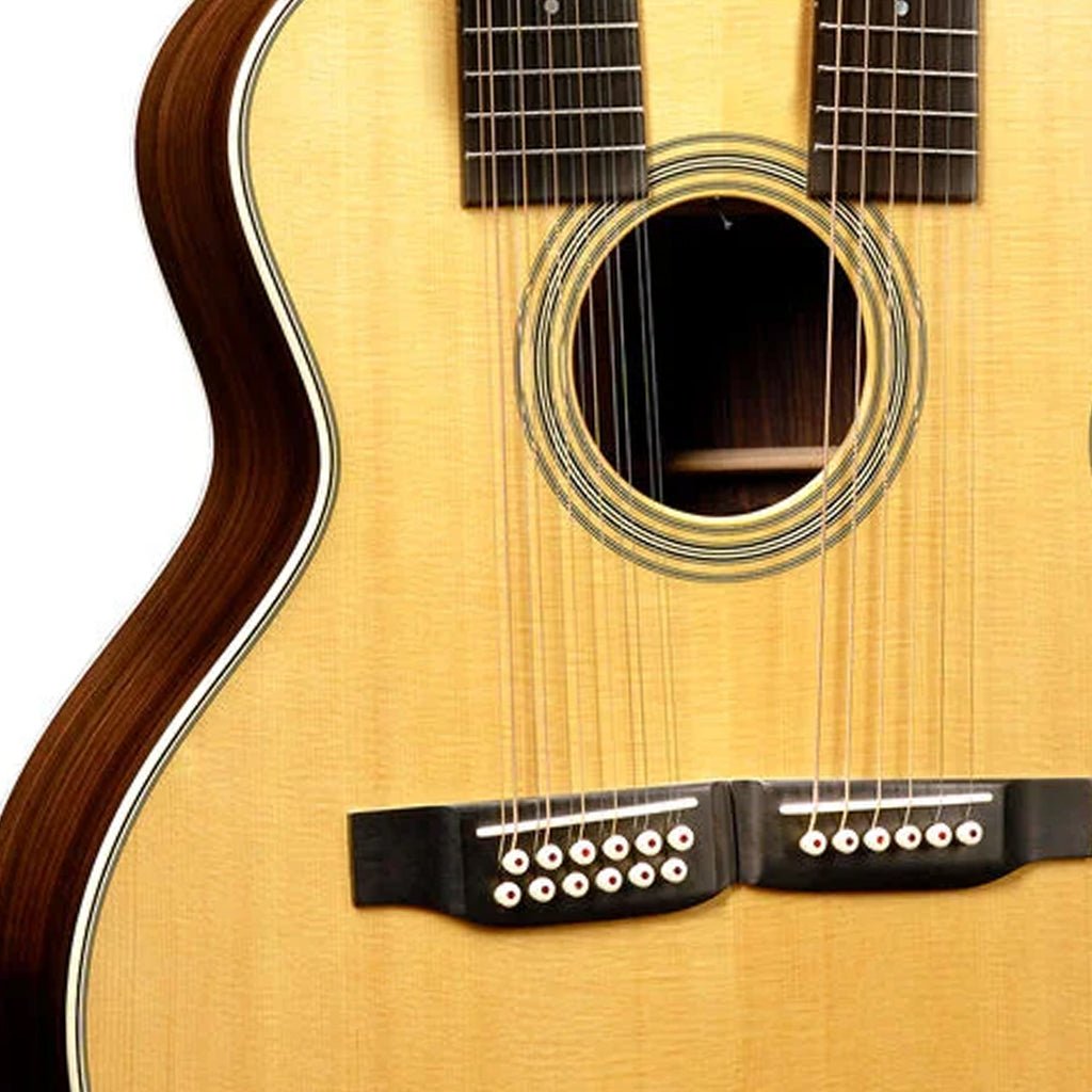 Martin Grand J-28E DN Grand Jumbo Double Neck Guitar - Natural Acoustic Guitars Sky Music
