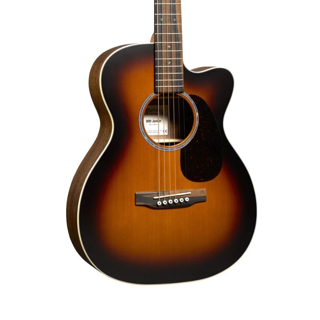 Martin Martin 000C Jr E Walnut Acoustic-Electric Guitar - Vintage Burst Acoustic Guitars Sky Music