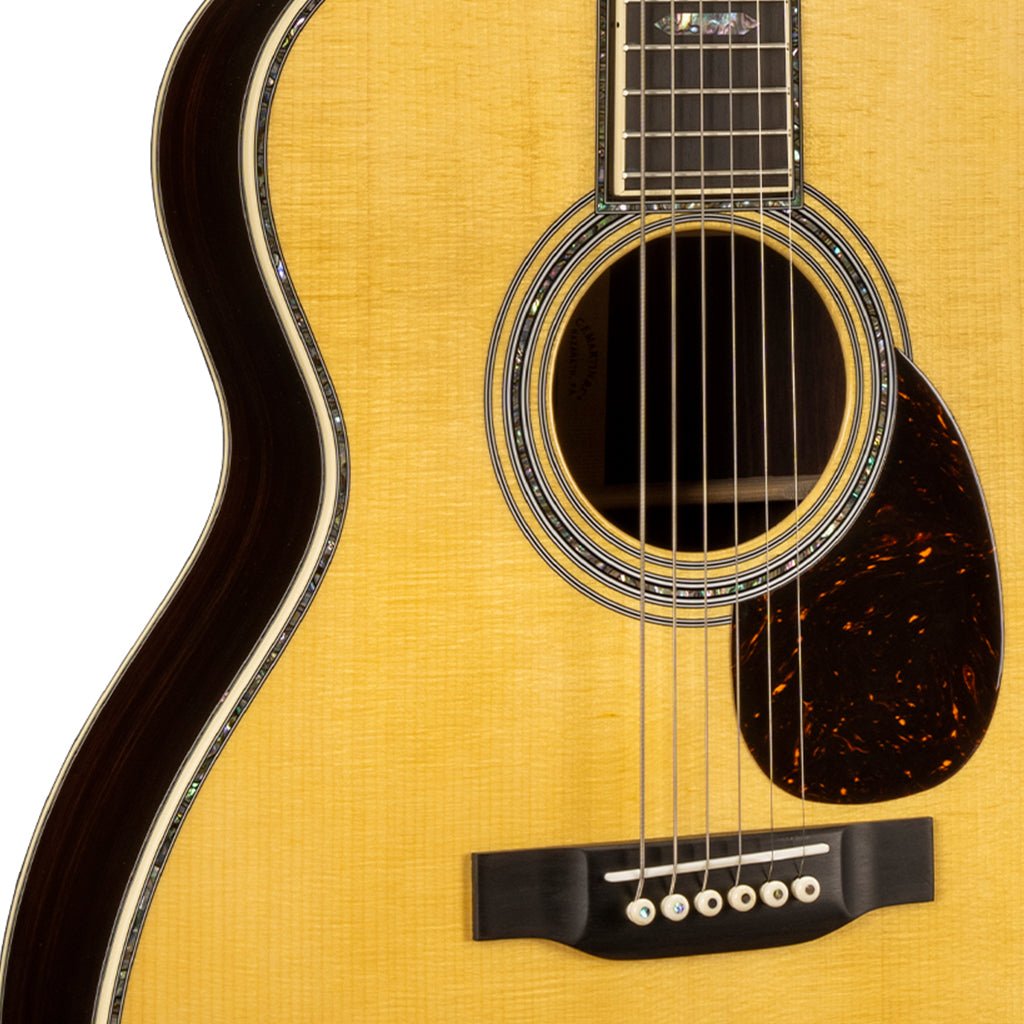 Martin OM-45 Standard Series Orchestra Model Acoustic Guitar - Natural Acoustic Guitars Sky Music