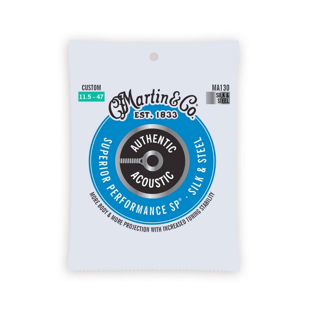 Martin Silk & Steel Acoustic Strings - 11.5 - 47 Fretted Instrument Strings Sky Music