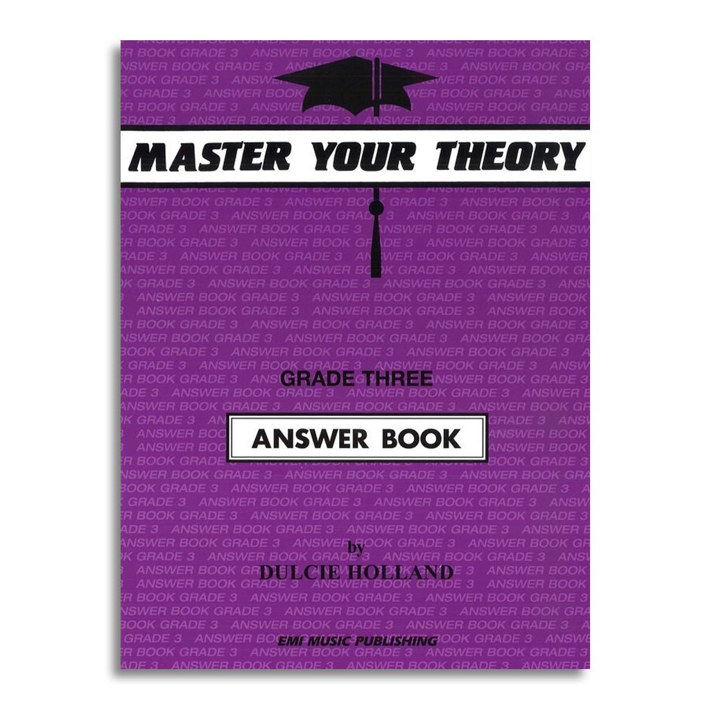 Master Your Theory Answer Book 3 - Book Books Sky Music