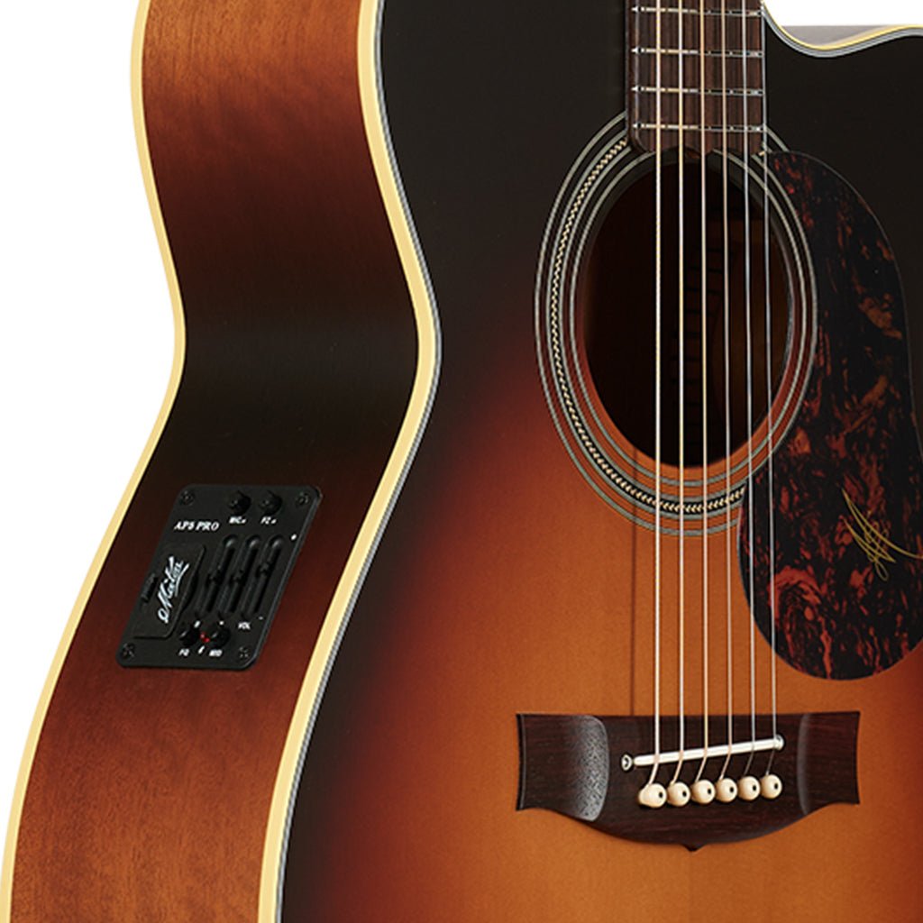 Maton EBG808C-TE-TSB Tommy Emmanuel Acoustic Electric Guitar - Tobacco Sunburst Acoustic Guitars Sky Music