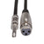 Hosa Technology - XLR3F TO 1/4 IN TS - Hi-Z Microphone Cable 10ft