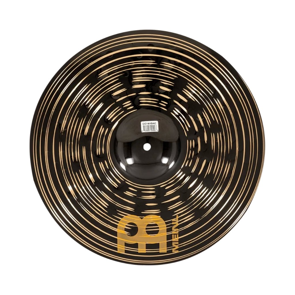 Meinl Classics Custom Dark 16" Heavy Crash Cymbals Sky Music
