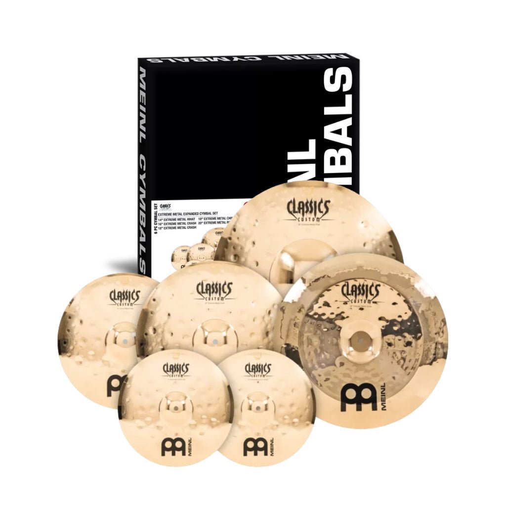 Meinl Classics Custom Extreme Metal Expanded Cymbal Pack Cymbals Sky Music