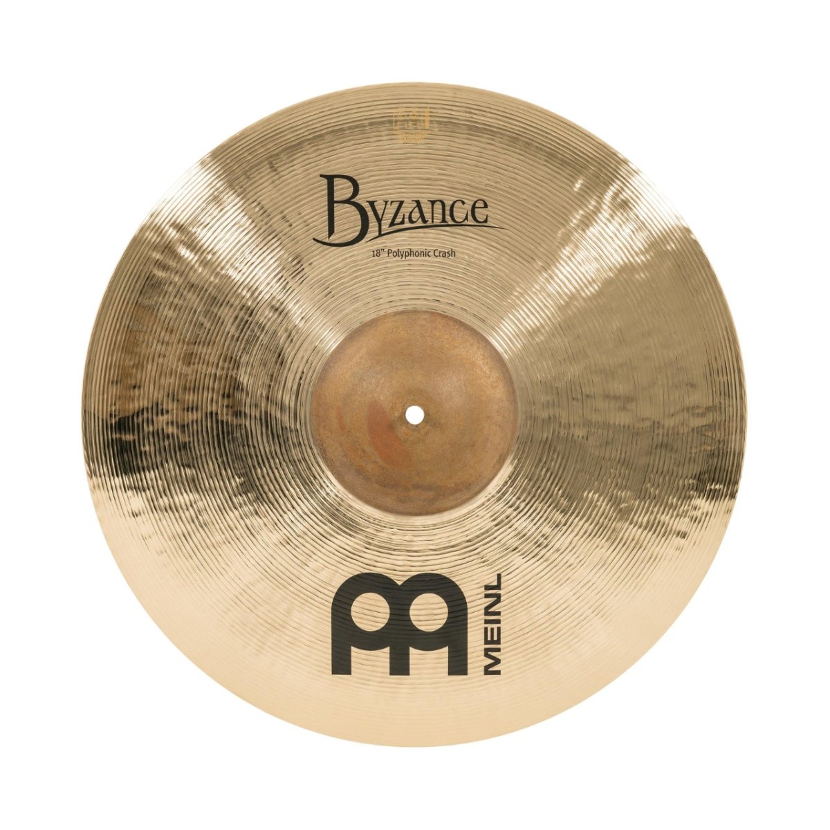Meinl Cymbals Byzance Brilliant Polyphonic Crash Cymbal - 18 inches Cymbals Sky Music