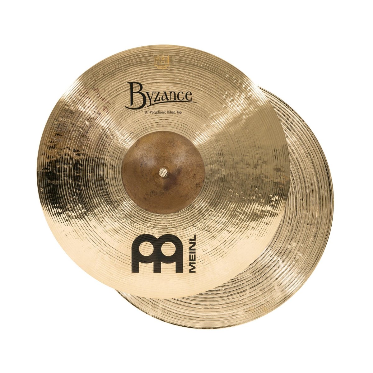 Meinl Cymbals Byzance Brilliant Polyphonic Hi-hats - 15 inches Cymbals Sky Music