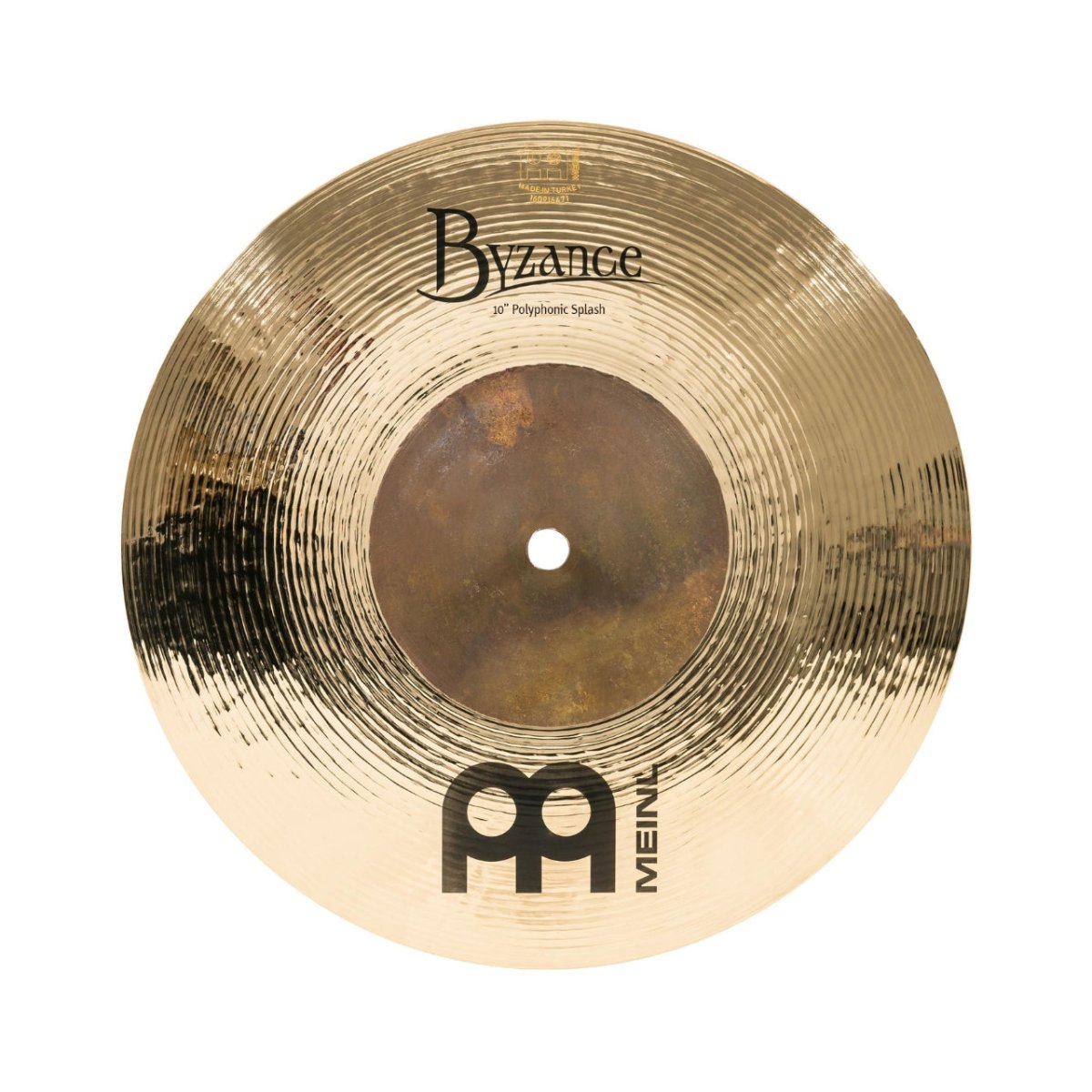 Meinl Cymbals Byzance Brilliant Polyphonic Splash Cymbal - 10 inches Cymbals Sky Music