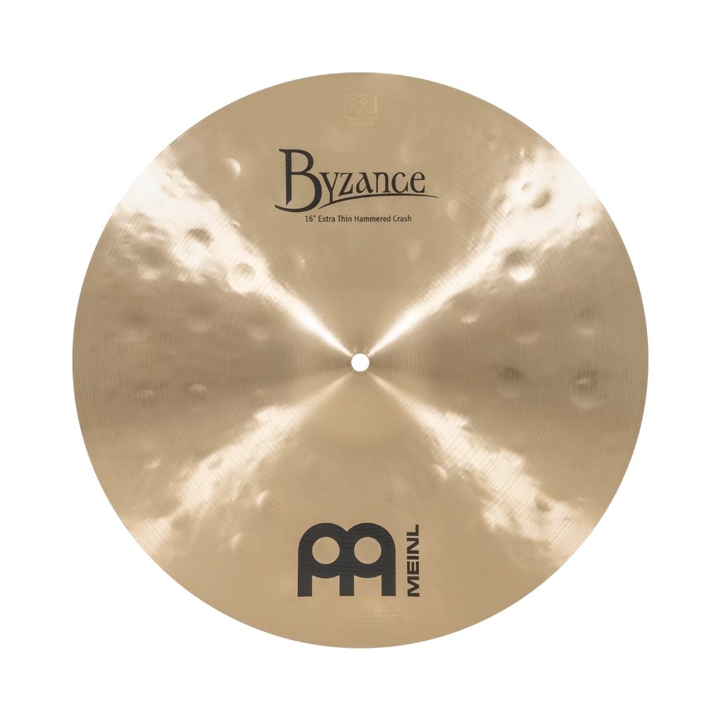 Meinl Cymbals Byzance Traditional Extra Thin Hammered Crash Cymbal - 16 inches Cymbals Sky Music