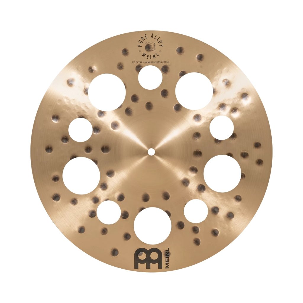 Meinl Cymbals Pure Alloy Extra Hammered Trash Crash Cymbal - 18 inches Cymbals Sky Music