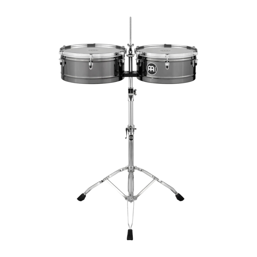 Meinl Percussion Marathon Series Timbales - 14 x 6.5 &amp; 15 x 6.5 inches, Black NickelPercussionSky Music