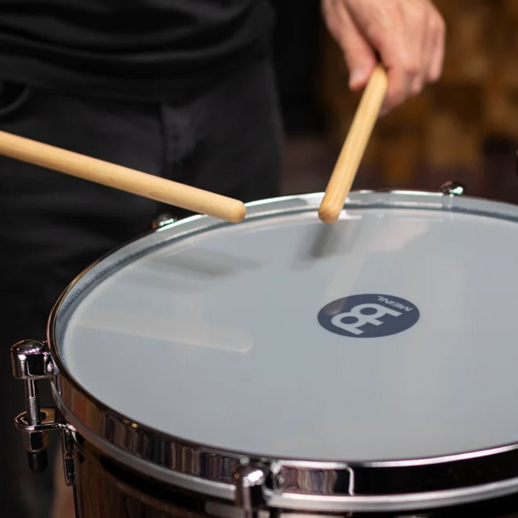 Meinl Percussion Marathon Series Timbales - 14 x 6.5 & 15 x 6.5 inches, Black Nickel Percussion Sky Music