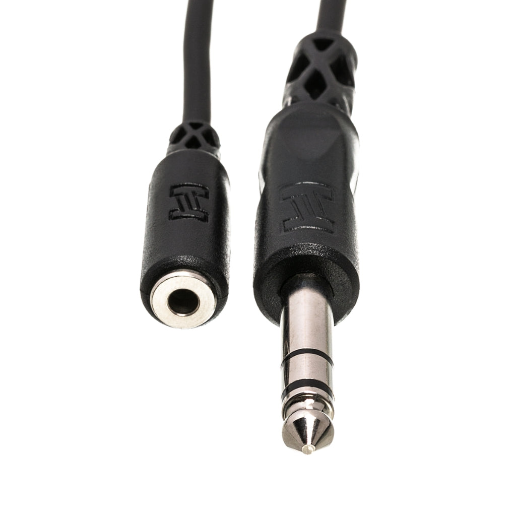 Hosa - 3.5 mm TRS to 1/4 in TRS - Headphone Adaptor Cable 10ft