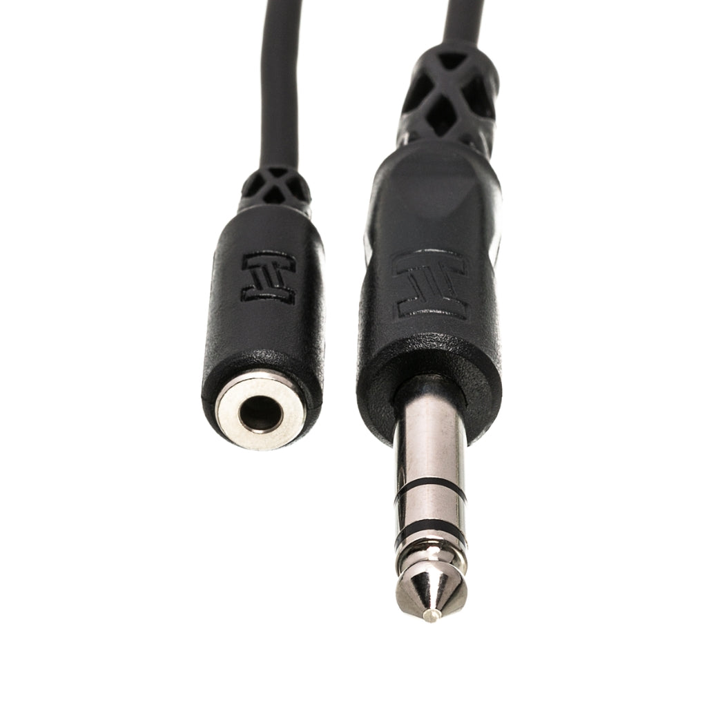 Hosa Technology - 3.5 mm TRS to 1/4 in TRS - Headphone Adapter Cable 25ft
