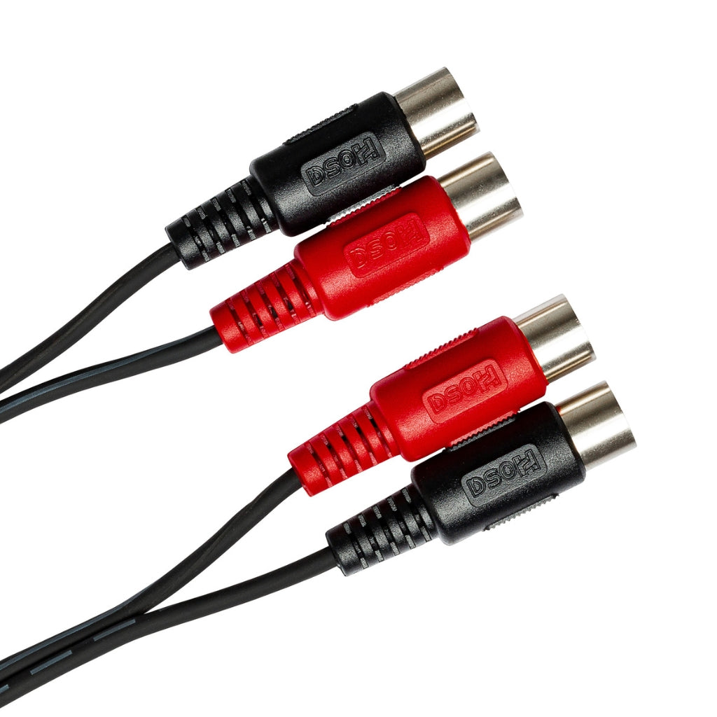 Hosa Technology - Dual 5-pin DIN to Same - Dual MIDI Cable 1m