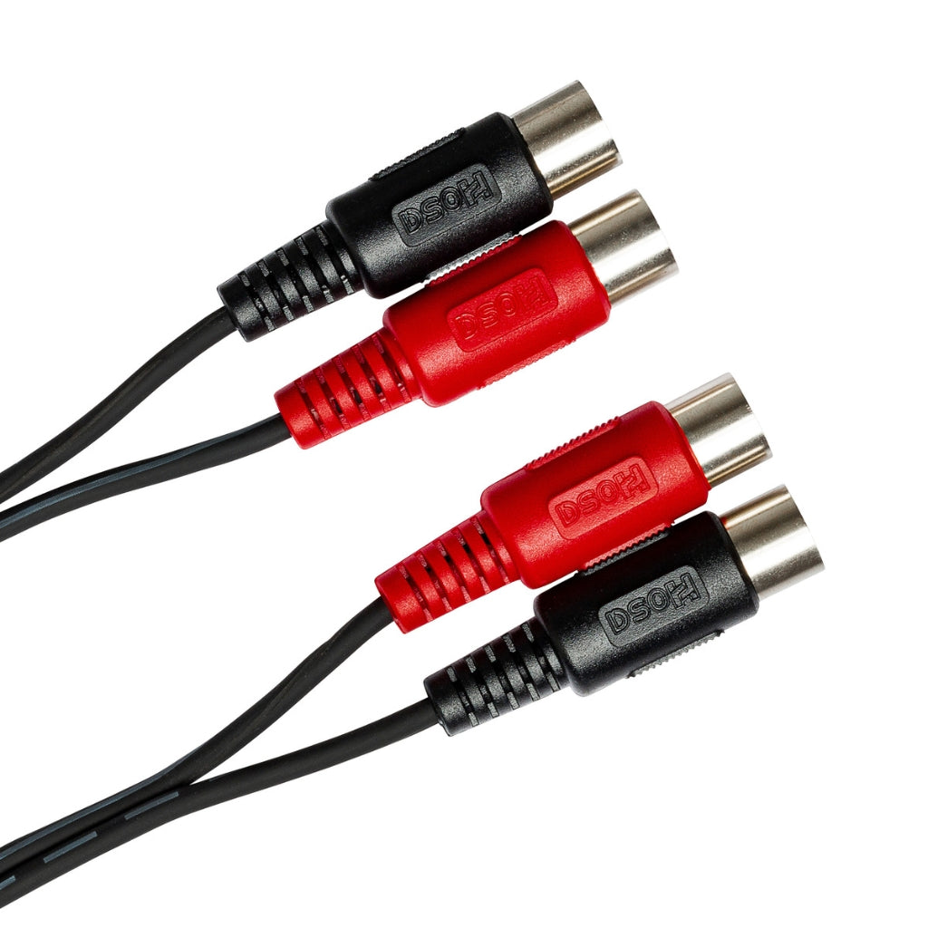 Hosa Technology - Dual 5-pin DIN to Same Dual - MIDI Cable 2m