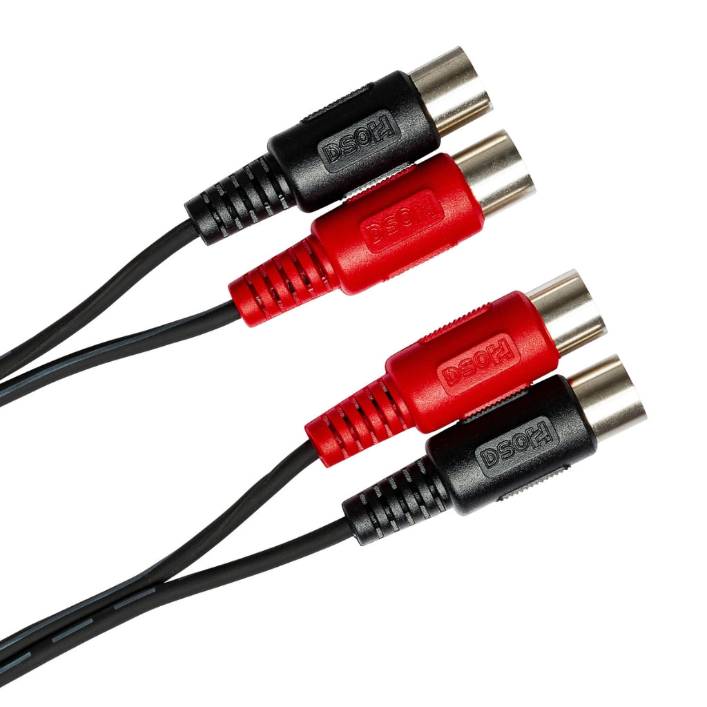 Hosa Technology - Dual 5-pin DIN to Same - Dual MIDI Cable 4m