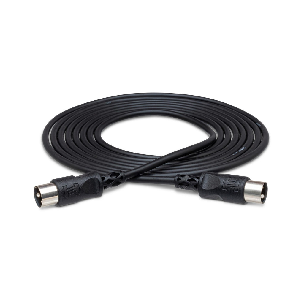 Hosa Technology - 5-pin DIN to Same - MIDI Cable Black 5ft