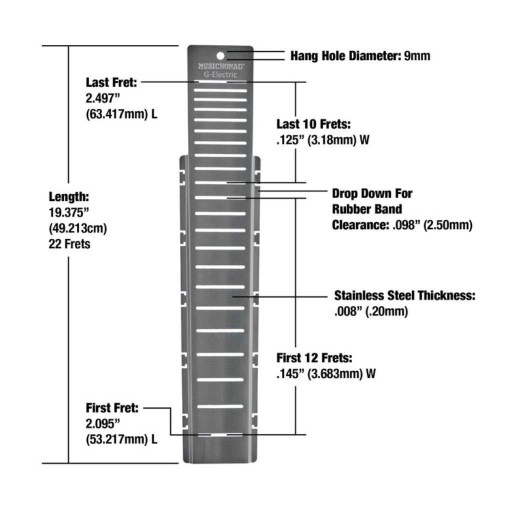 Music Nomad - "Fret Shield" - Fretboard Protector Guard for Gibson Electric Guitar Fret Scale