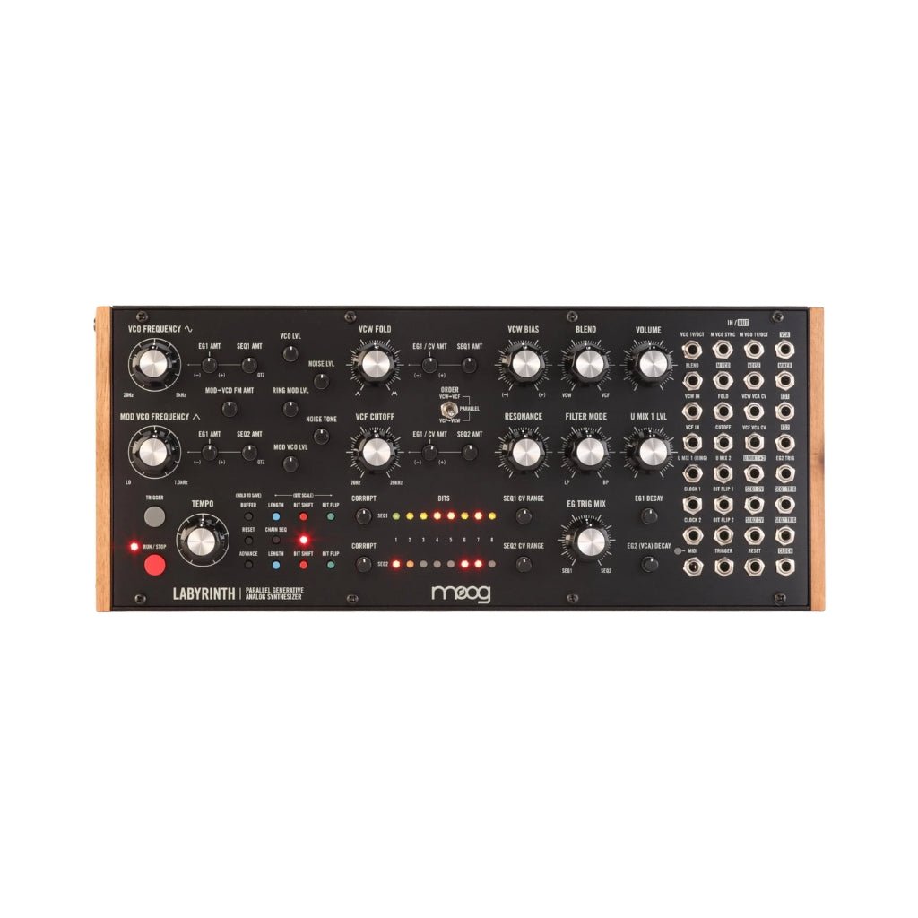 Moog Labyrinth Semi-modular Parallel Generative Analog Synthesizer Synthesizers Sky Music