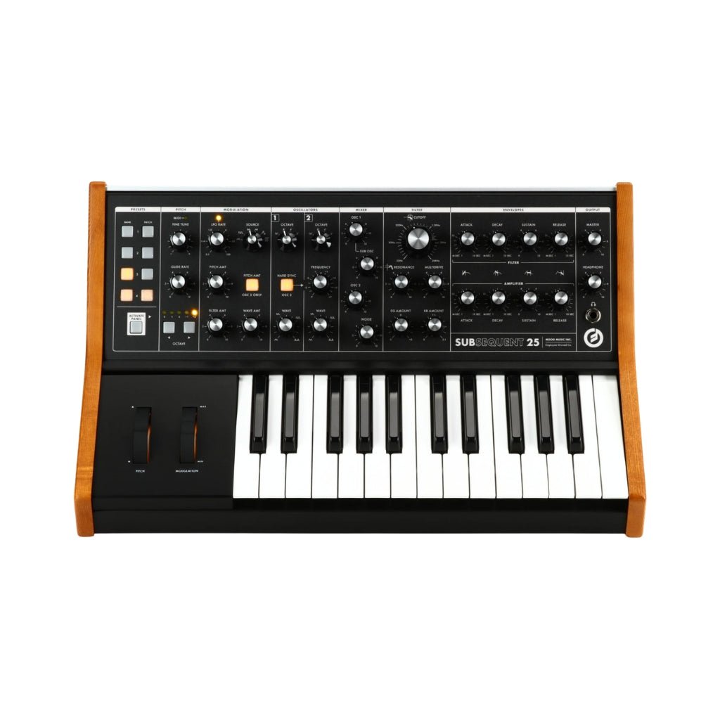 Moog Subsequent 25 Analog Synthesizer Synthesizers Sky Music