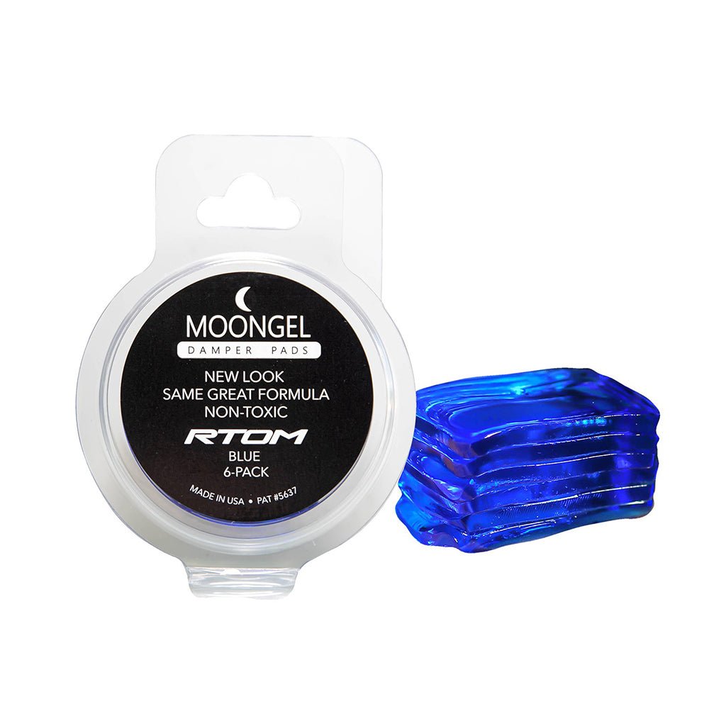 Moongel Drum Dampers Original - Blue, Pack of 6 Drum Accessories Sky Music