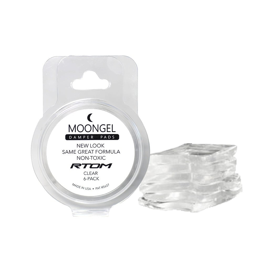 Moongel Drum Dampers Original - Clear, Pack of 6 Drum Accessories Sky Music