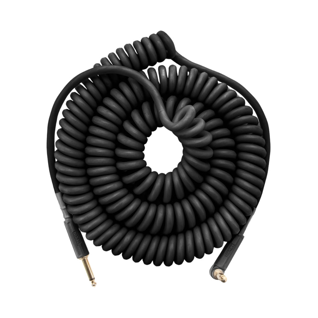 MXR 30ft Black Coil Instrument Cable - Right/Straight Instrument Cables Sky Music