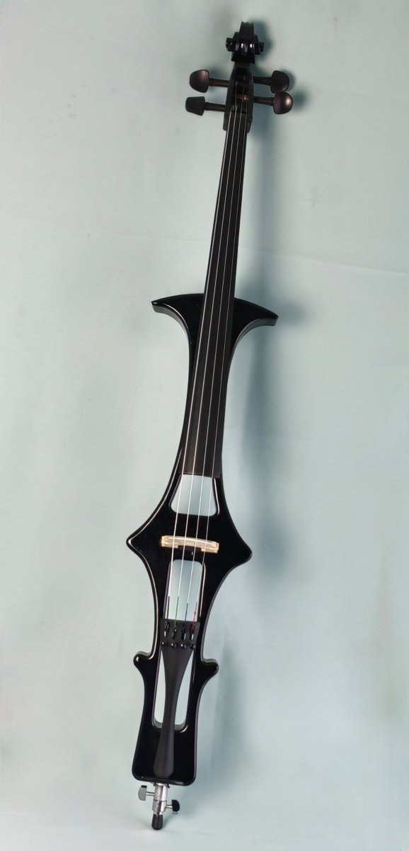 Nameless Electric Cello Black ECE-BK-4/4, with Bow and Bag Cellos Sky Music