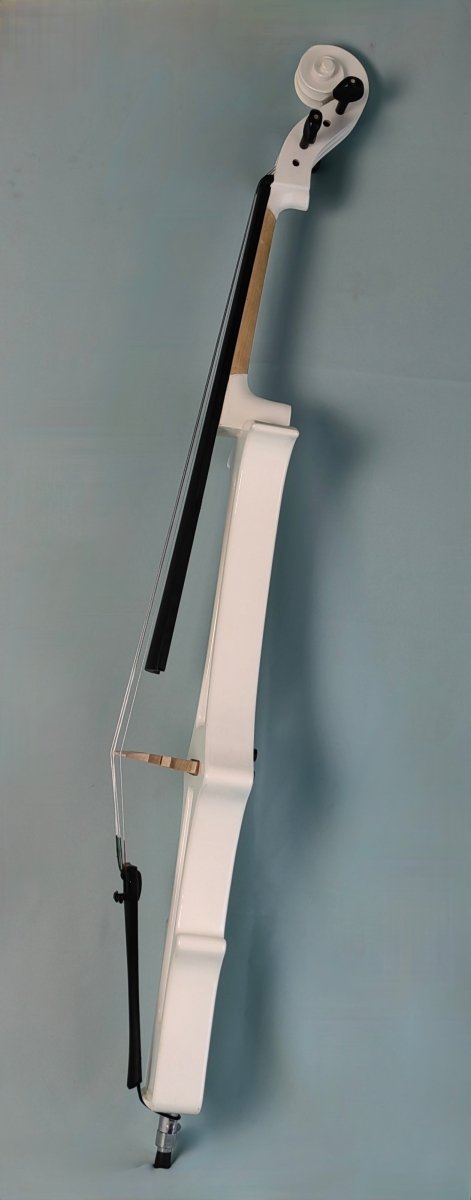Nameless Electric Cello White ECE-WH-4/4, with Bow and Bag Cellos Sky Music