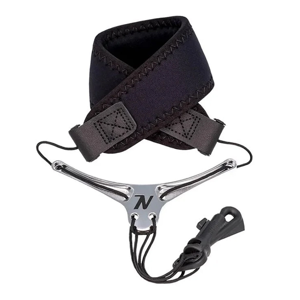 Neotech Bravo Saxophone Strap - Brushed Silver Brass &amp; Woodwind Accessories Sky Music
