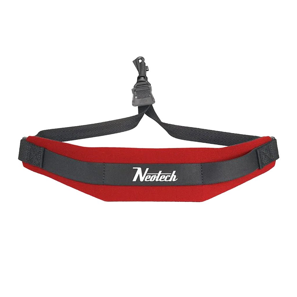 Neotech Saxophone Soft Strap w/Swivel Hook - Red Orchestral Accessories Sky Music