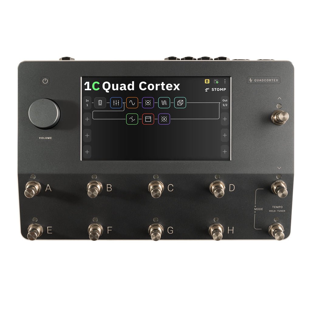 Neural DSP Quad Cortex Quad-Core Digital Effects Modeler/Profiling Floorboard Effects Pedals Sky Music