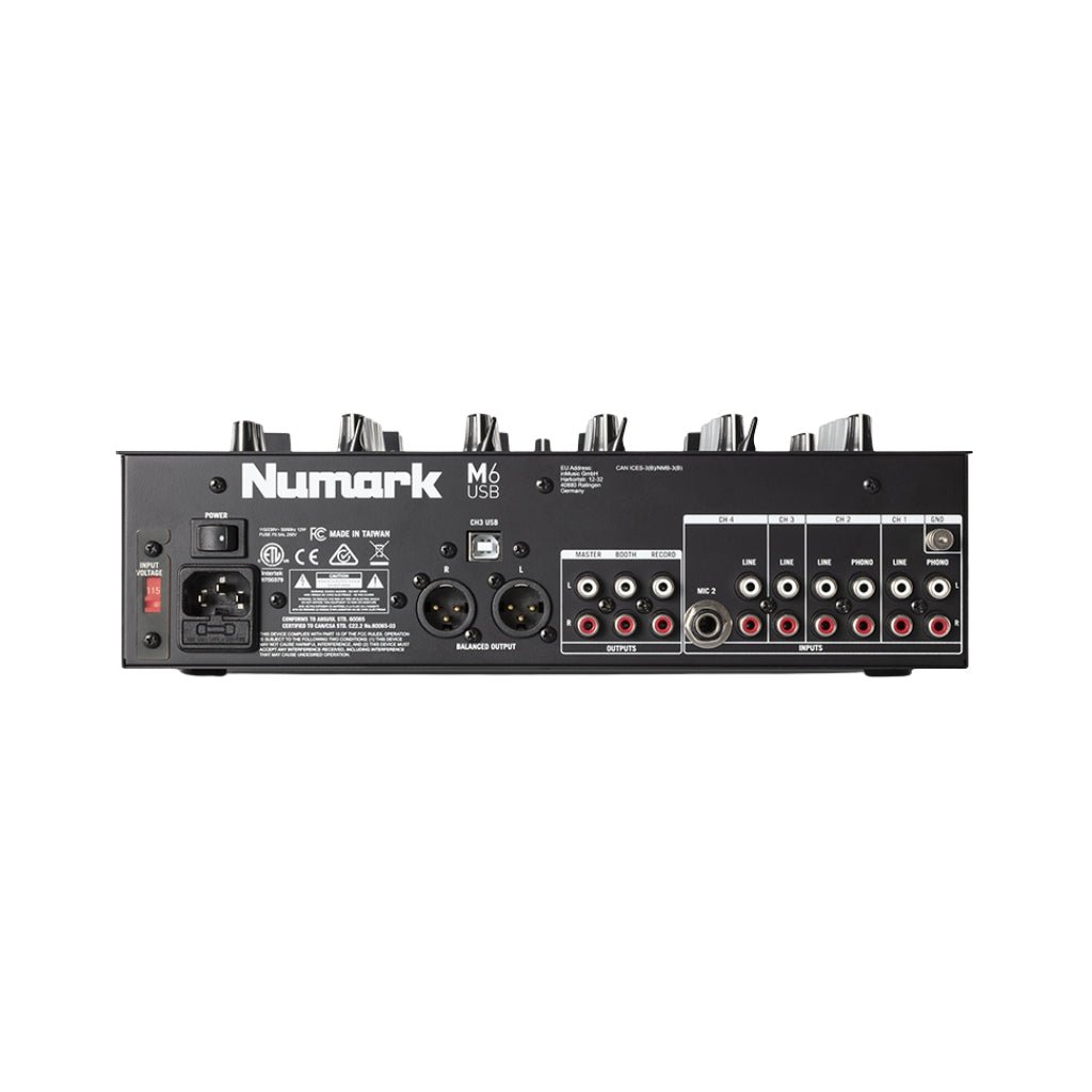 Numark M6 USB 4-Channel USB DJ Mixer DJ Controllers Sky Music