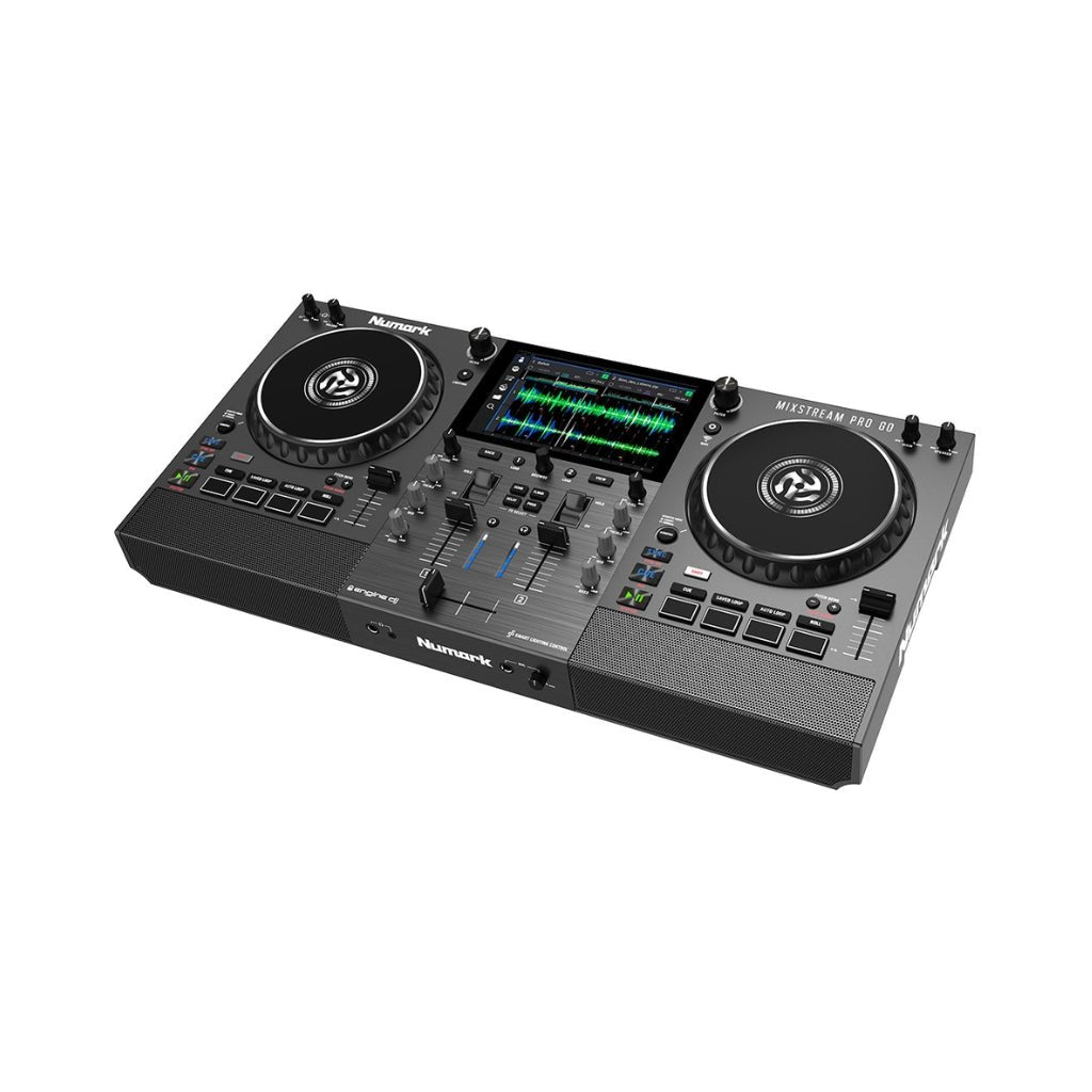 Numark Mixstream Pro Go Battery-Powered Standalone Streaming DJ Controller with Amazon Music DJ Controllers Sky Music