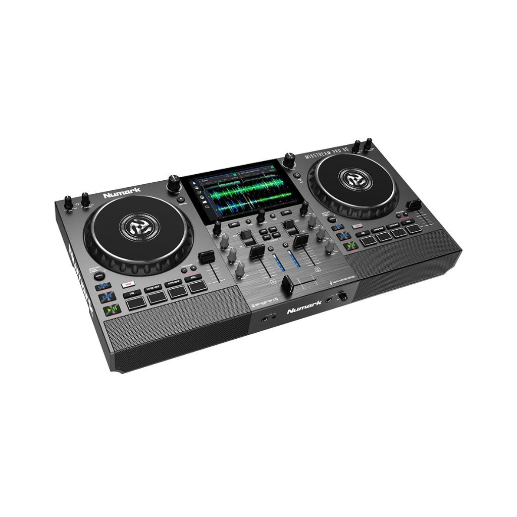 Numark Mixstream Pro Go Battery-Powered Standalone Streaming DJ Controller with Amazon Music DJ Controllers Sky Music