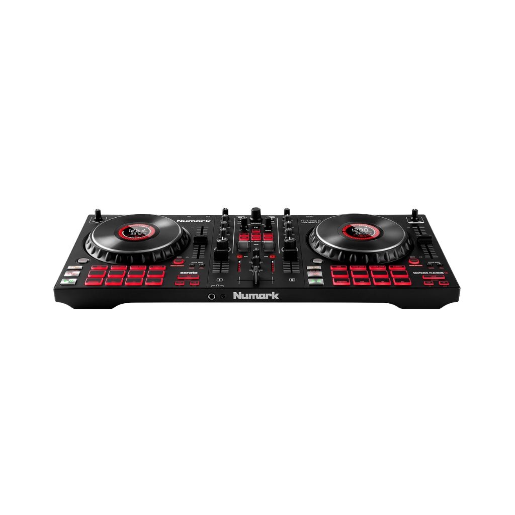 Numark Mixtrack Platinum FX 4-Deck Advanced DJ Controller with Jog Wheel Displays and Effects Paddles DJ Controllers Sky Music