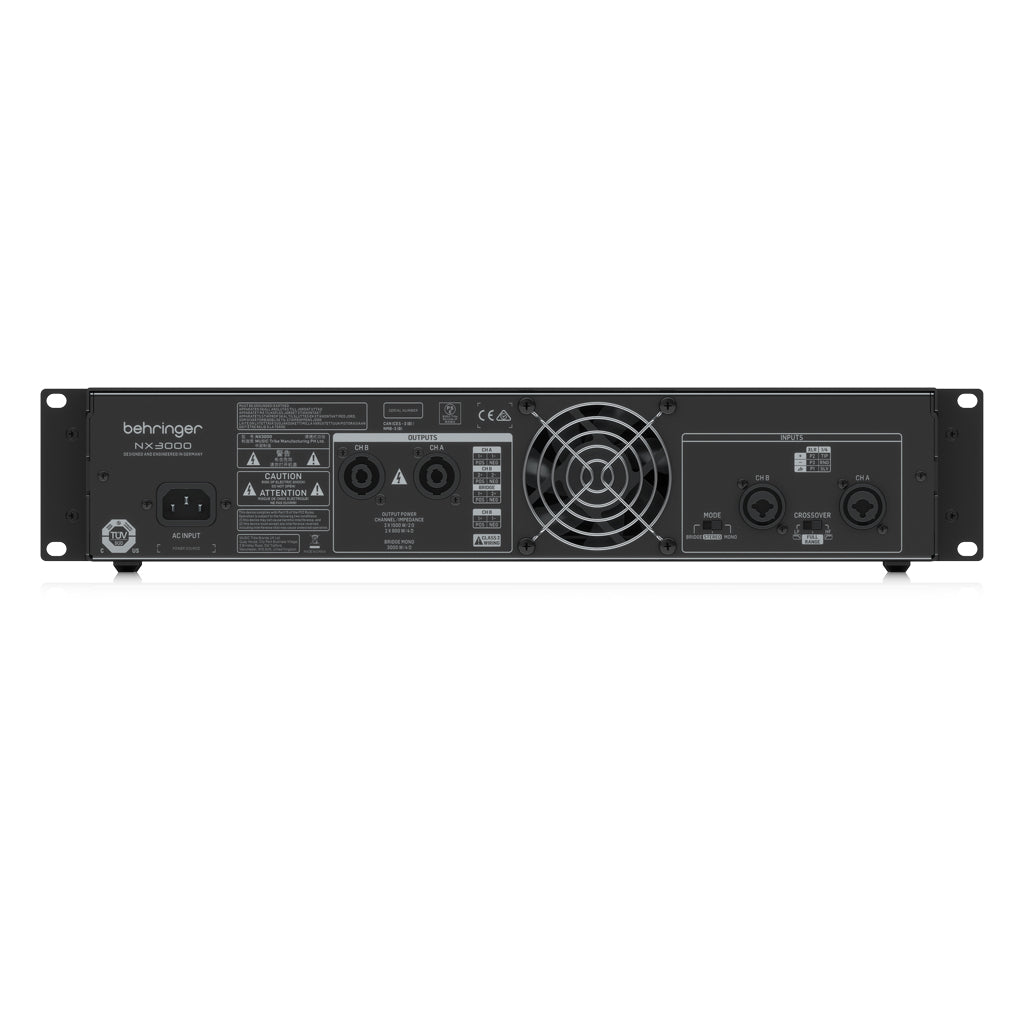 Behringer - NX3000 - Power Amplifier W/smartsense
