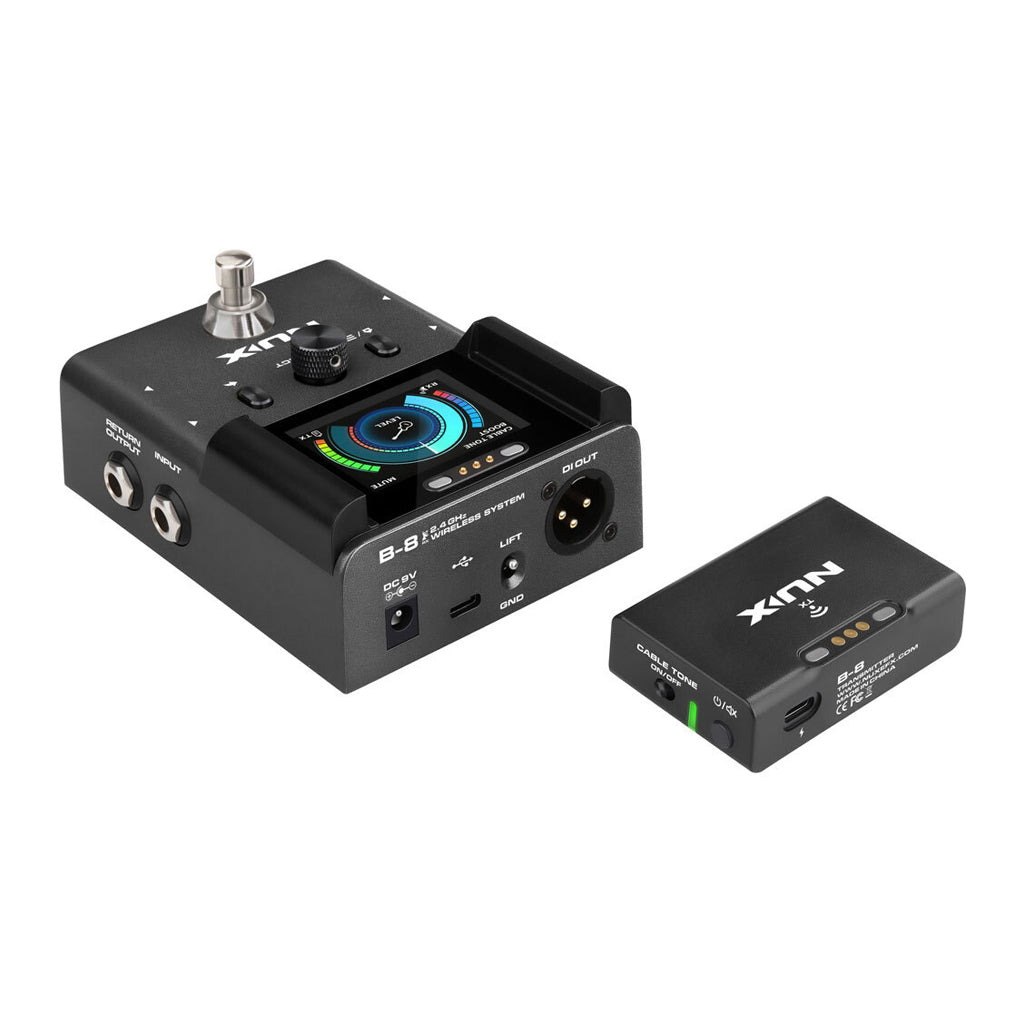 NU-X Professional Instrument Digital Wireless System with Pedal Receiver