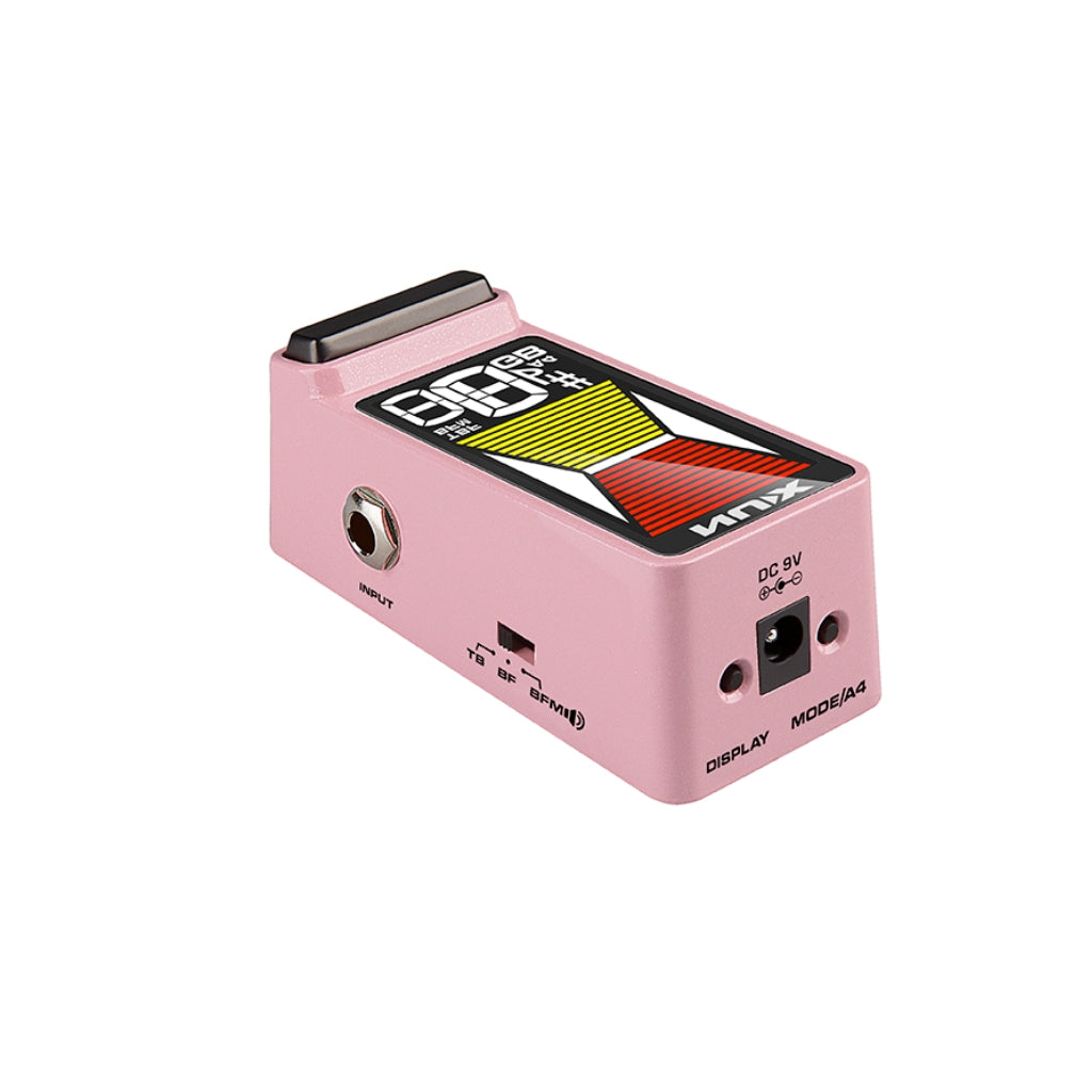 NUX Flow MKII Mini Pedal Tuner Pink