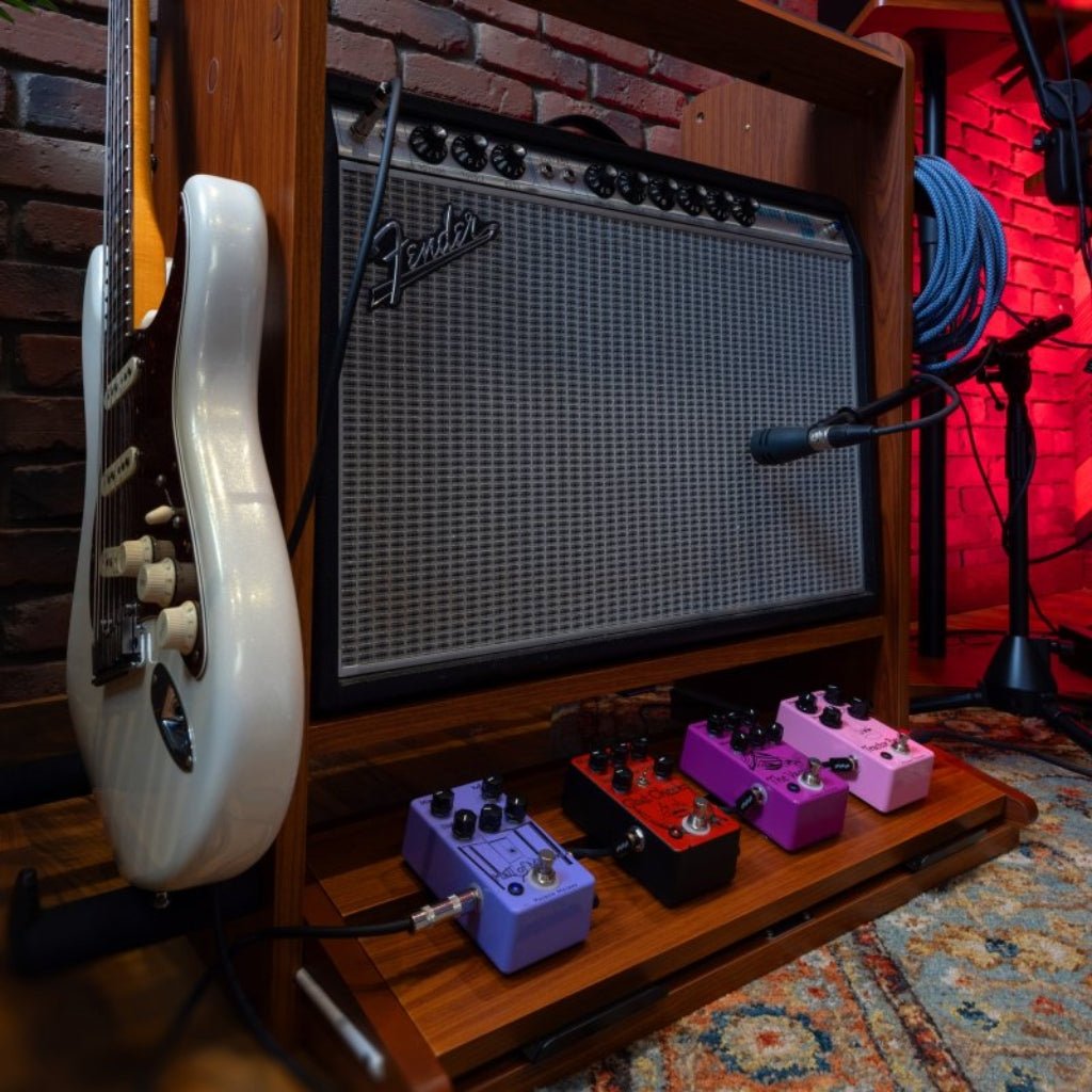 On Stage Professional Guitar Workstation - Rosewood Guitar Stands Sky Music