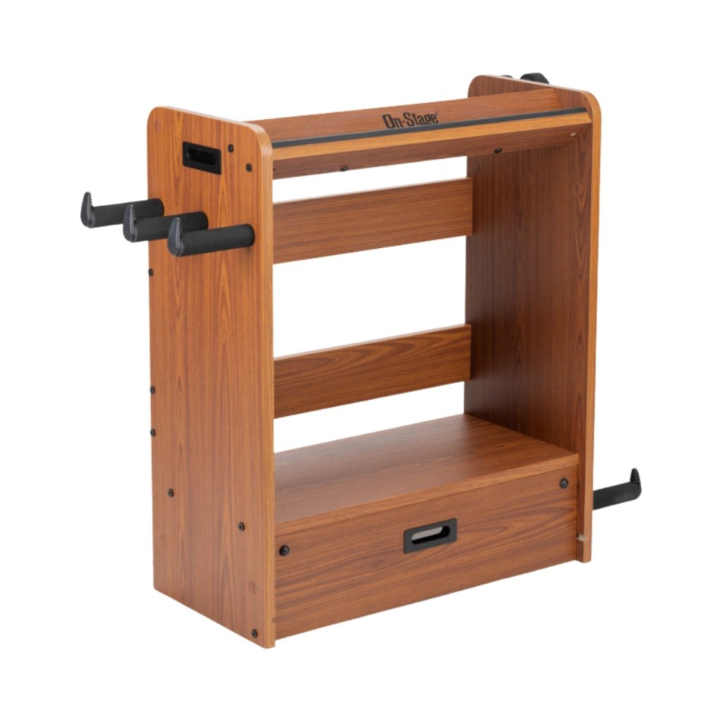 On Stage Professional Guitar Workstation - Rosewood Guitar Stands Sky Music