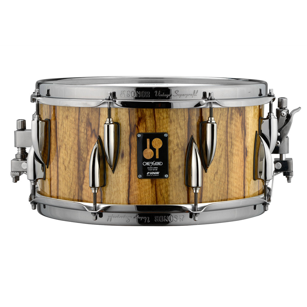 Sonor "One of A Kind" 13"x7.5" 9-Ply Maple with Black Limba & Case