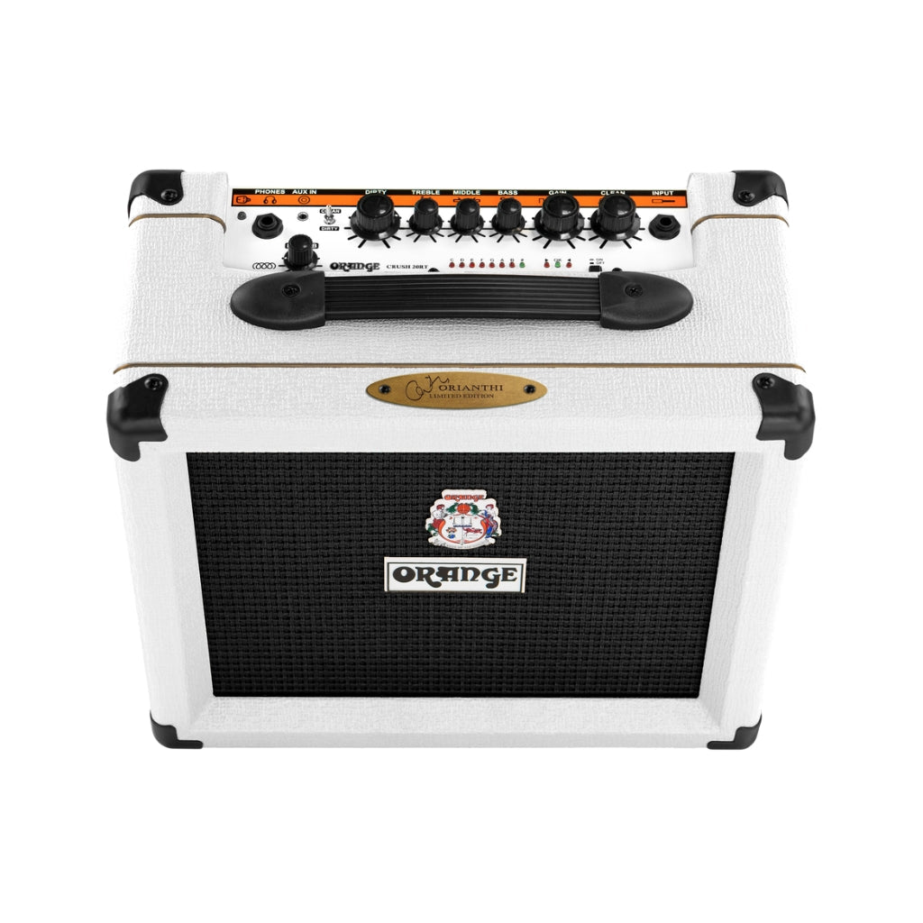 Orange Crush 20RT Orianthi Signature - Combo White Electric Guitar Amplifiers Sky Music