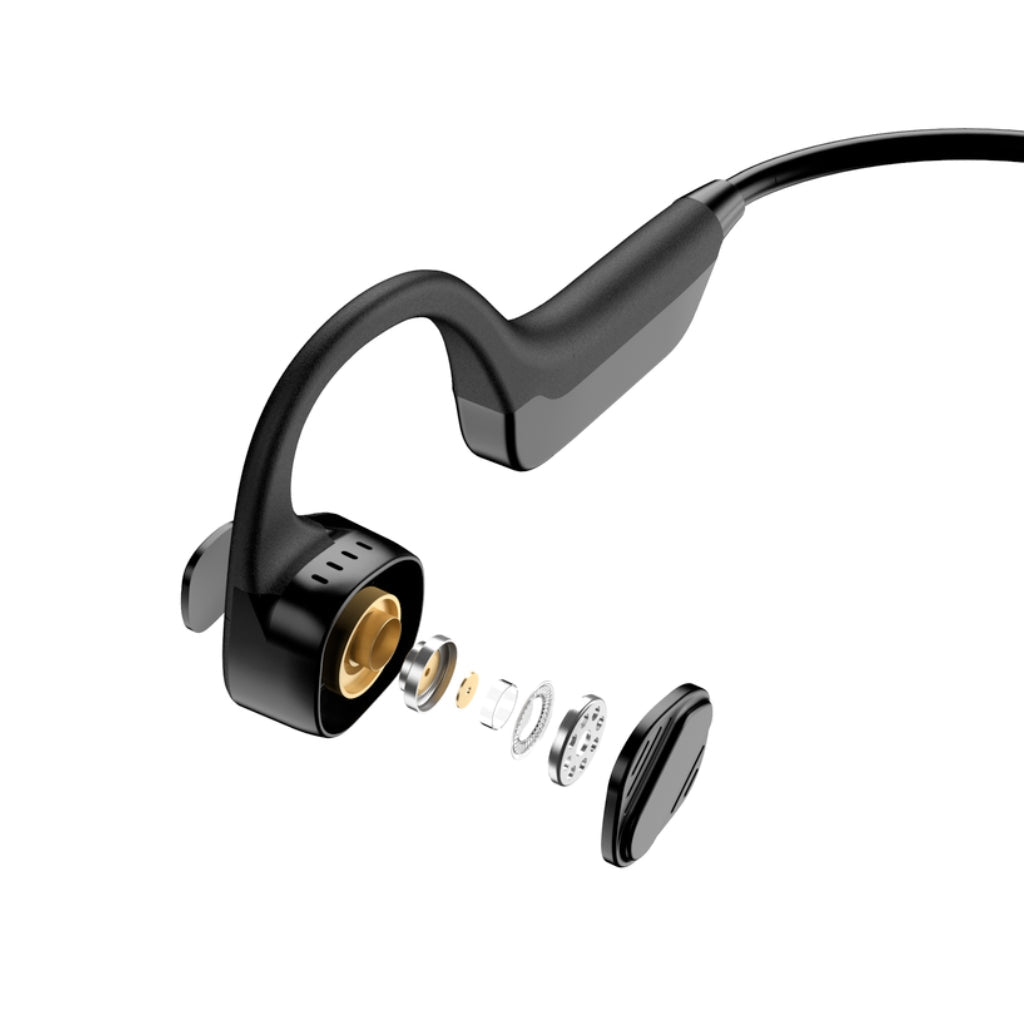 Orange O Bones Wireless Bone Conduction Headphones Headphones Sky Music