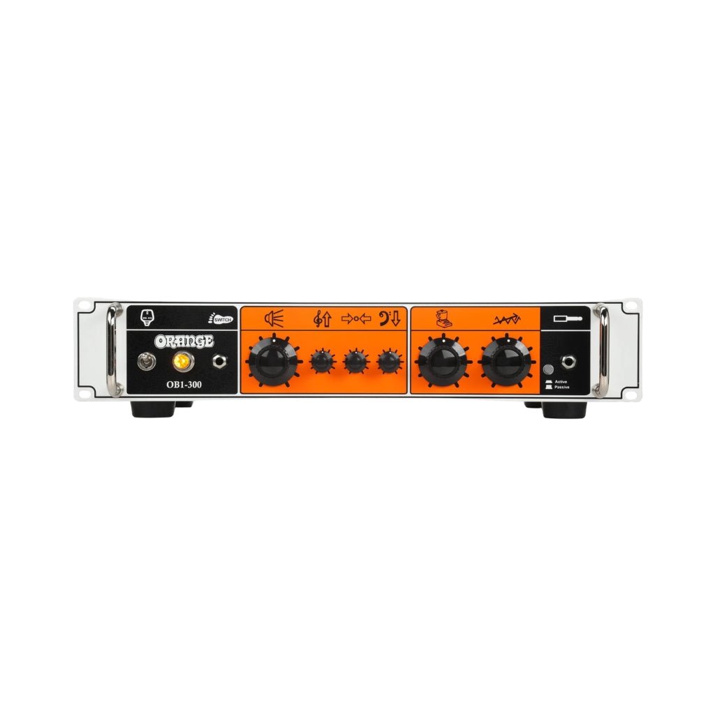 Orange OB1-300 300-watt Single Channel Solid State Bass Head Bass Guitar Amplifiers Sky Music