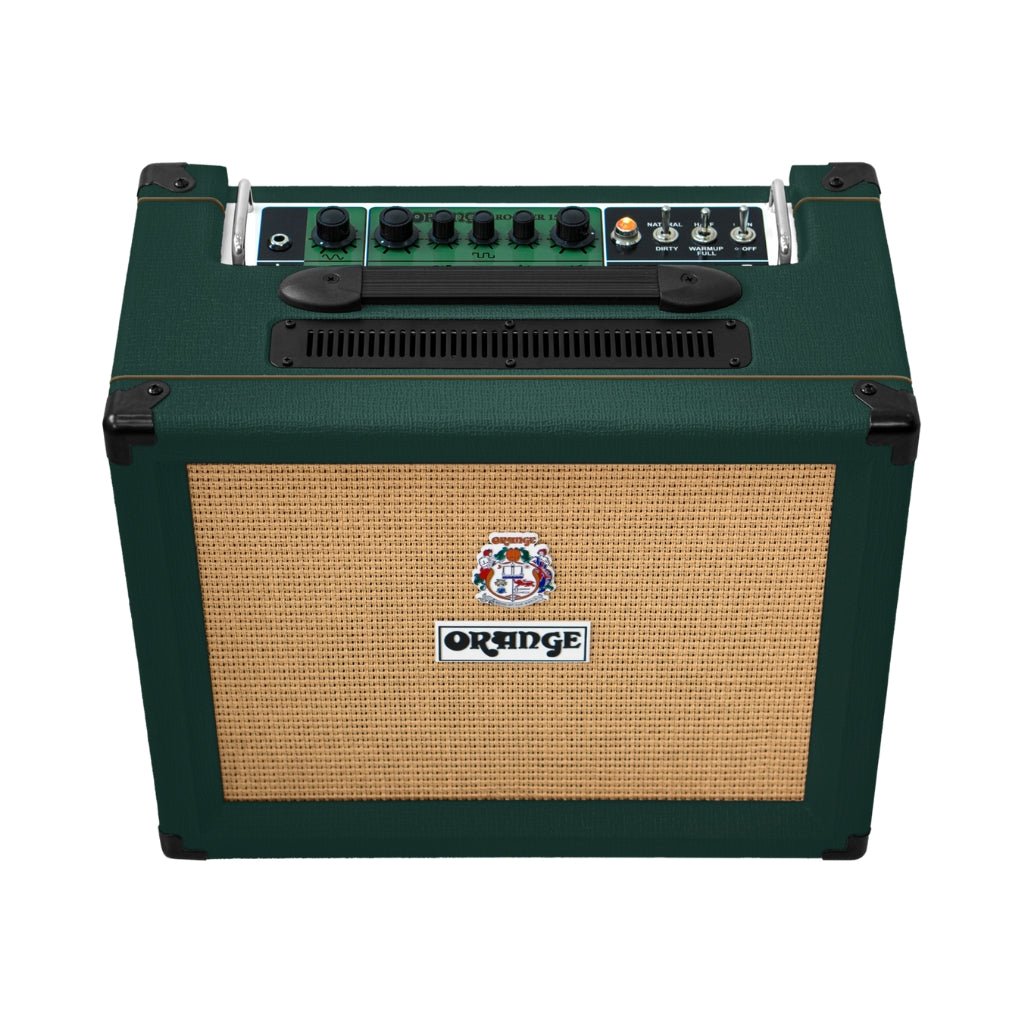 Orange Rocker 15 Limited Edition Combo Guitar Amplifier - British Racing Green Electric Guitar Amplifiers Sky Music