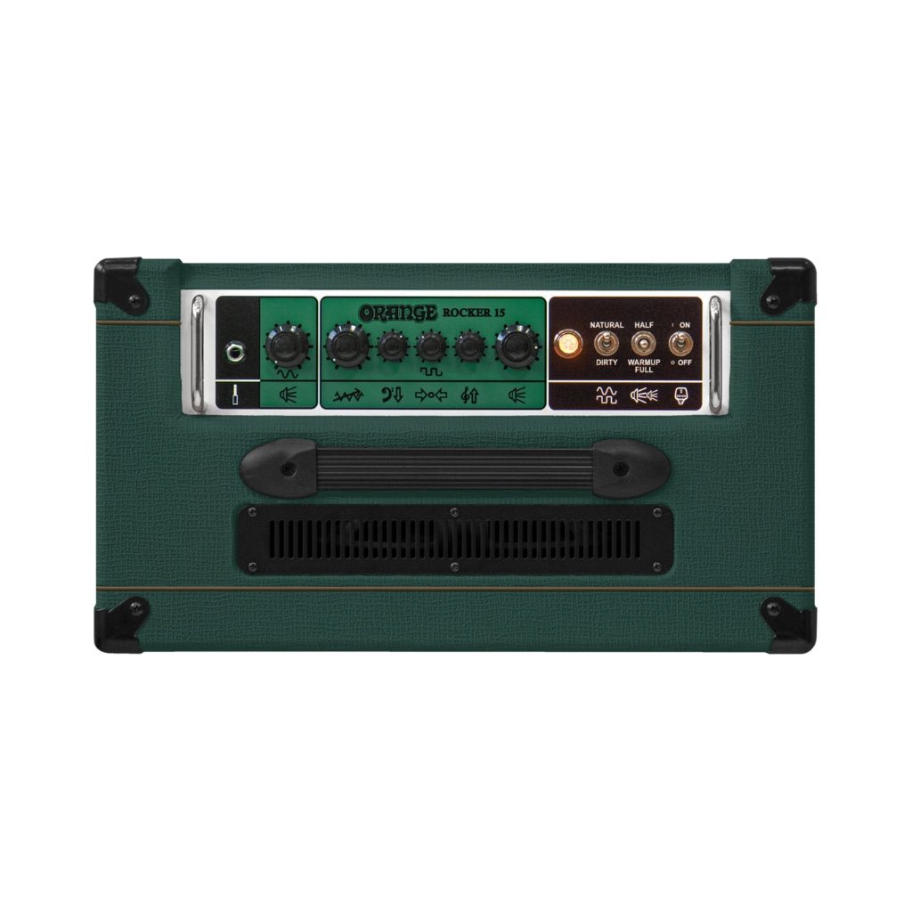Orange Rocker 15 Limited Edition Combo Guitar Amplifier - British Racing Green Electric Guitar Amplifiers Sky Music